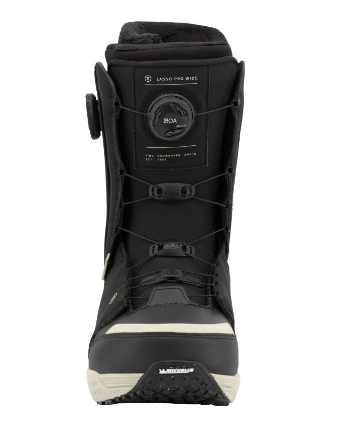 Ride Lasso Pro Wide Men's Snowboard Boot 2026 | Black